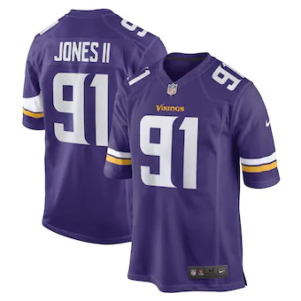 mens nike patrick jones ii purple minnesota vikings team ga